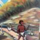 Lot of two signed African landscapes