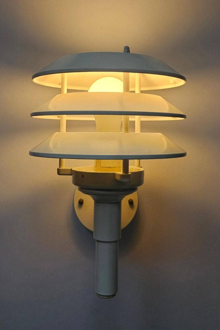 Rare Mid-Century Wall Lamp in the Style of Poul Henningsen, Germany, 1970s