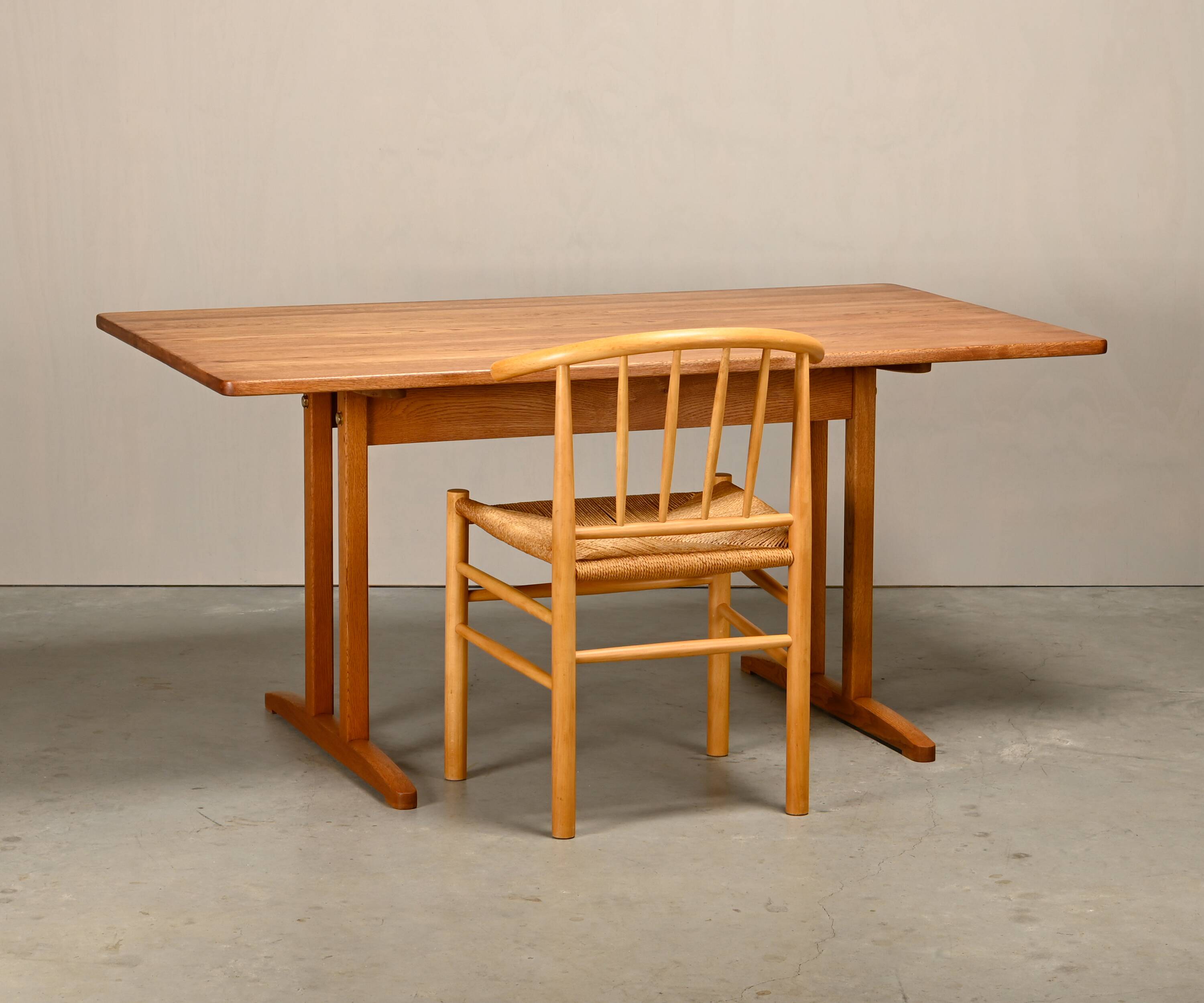 Table à manger ou bureau Shaker Børge Mogensen en chêne, Karl Andersson & Söner