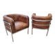 Vintage leather armchairs