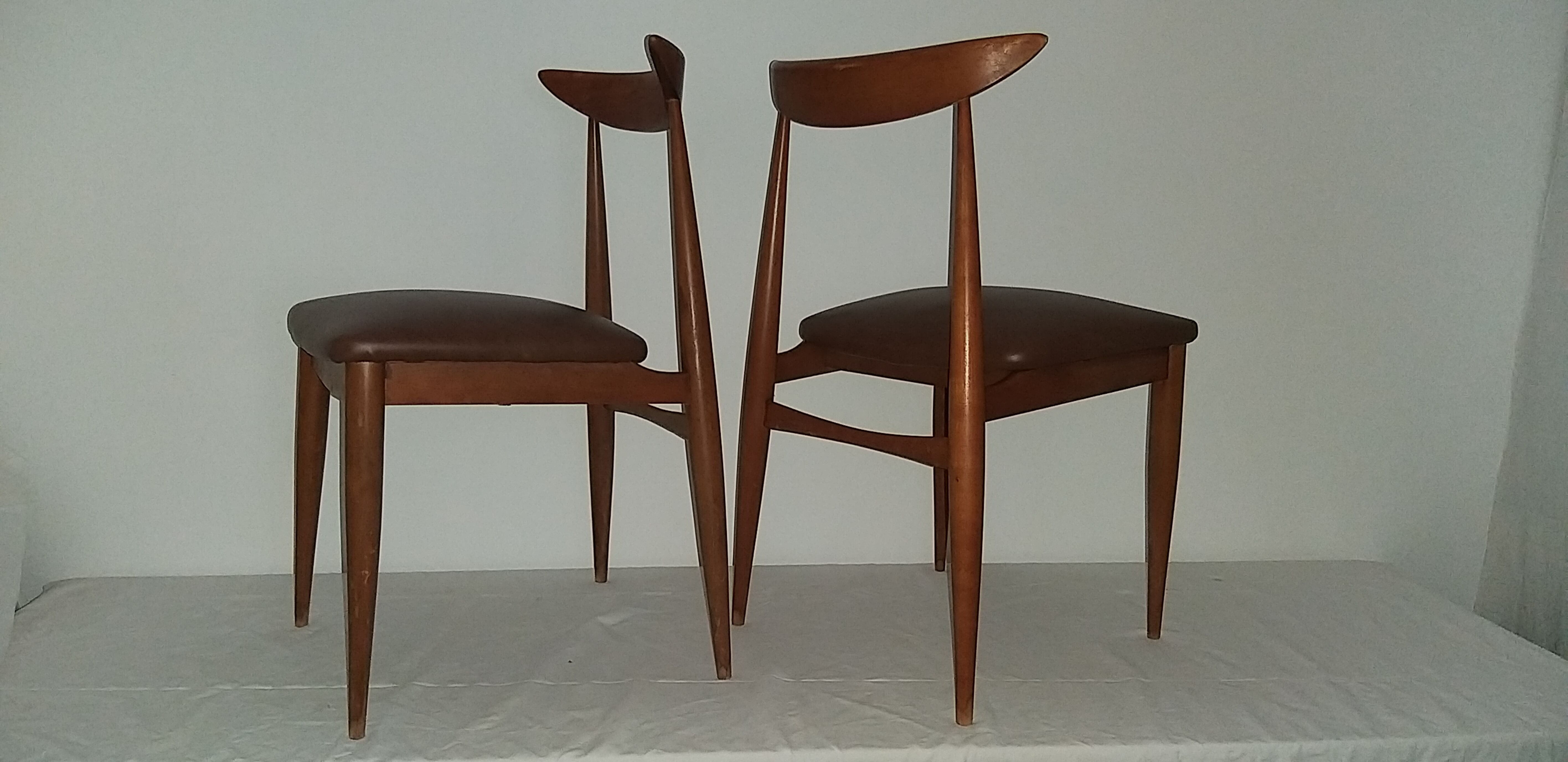 Set of 6 scandinavian chairs 50/60