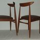 Set of 6 scandinavian chairs 50/60
