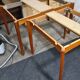 Teak Danish design dinning table by Henning Kjaernulf