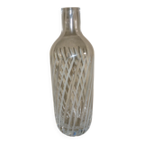 Bouteille ciselée en verre
