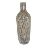 Bouteille ciselée en verre