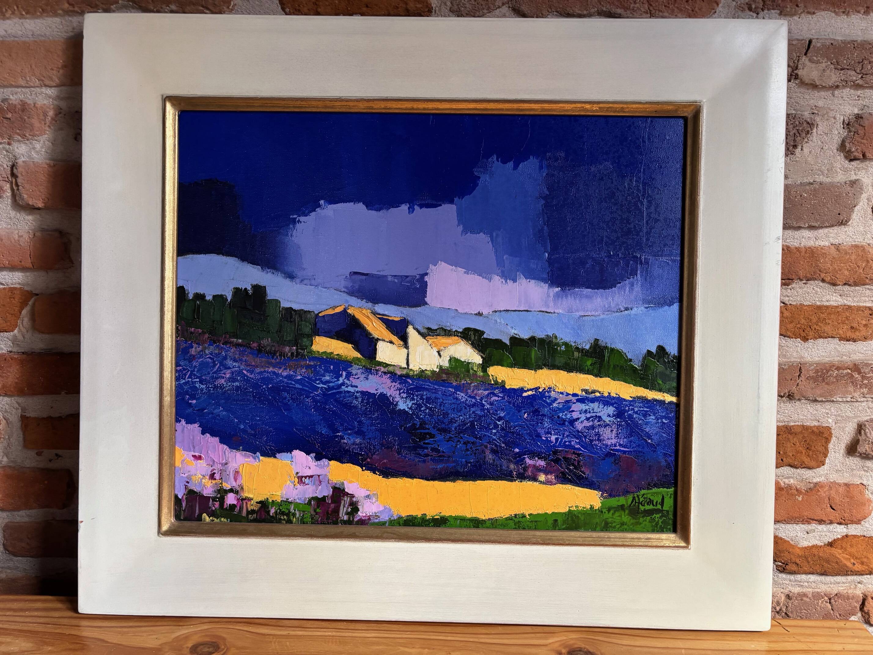 Large oil painting on canvas