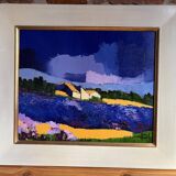 Large oil painting on canvas