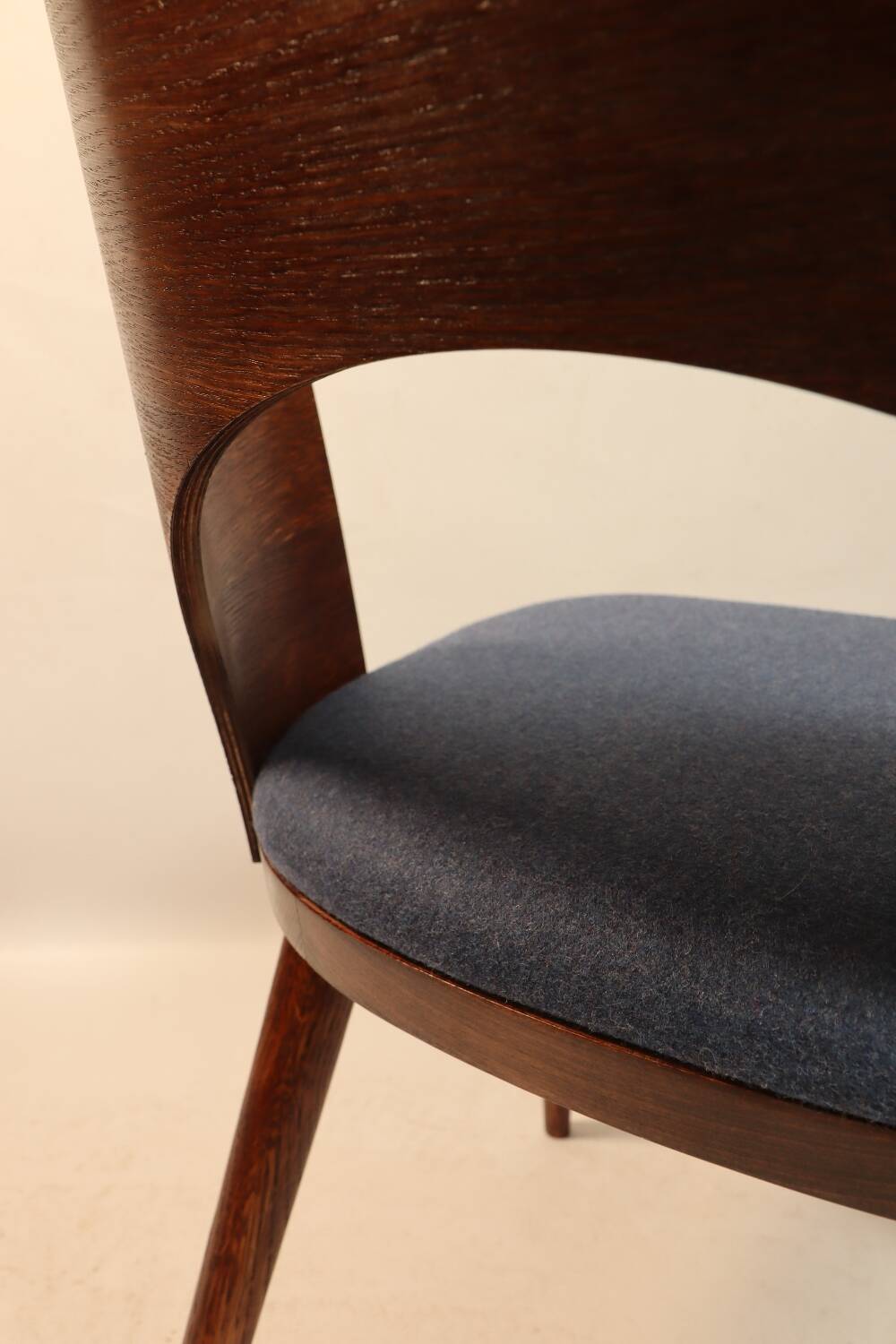 Chaises de salle à manger en chêne design vintage personnalisées