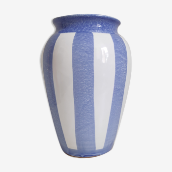 Vase bleu et blanc