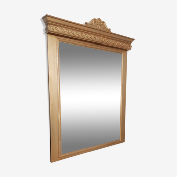 Miroir trumeau doré - 132x107cm
