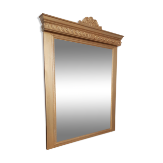 Miroir trumeau doré - 132x107cm