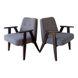 Designer armchairs by Chierowski 366, 1960s.