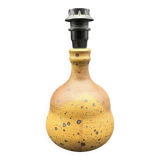 Pyrite sandstone ball lamp base, La borne Tiffoche Deblander style