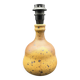 Pyrite sandstone ball lamp base, La borne Tiffoche Deblander style