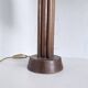 1940s Art Deco oak desk lamp