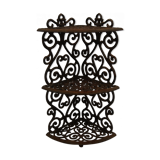 Vintage cast iron angle shelf