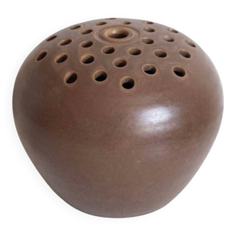 Large stoneware flower spike signed