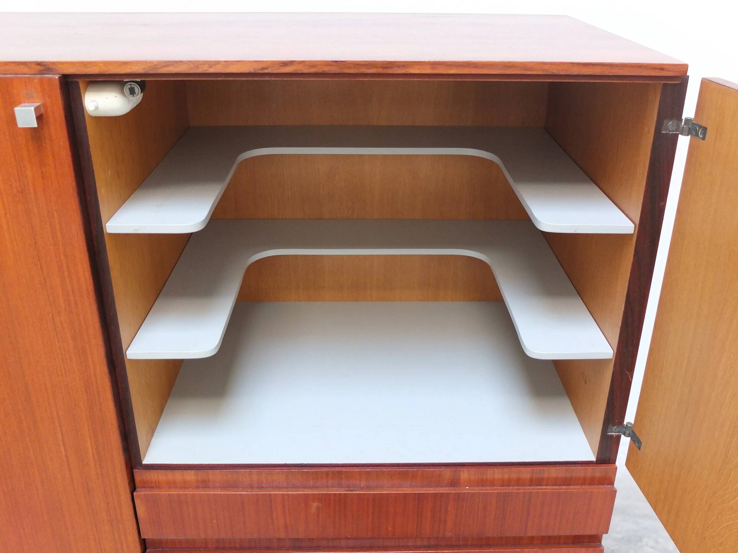 Modernist bar cabinet by Werner Wölfers for V-Form, 1960s