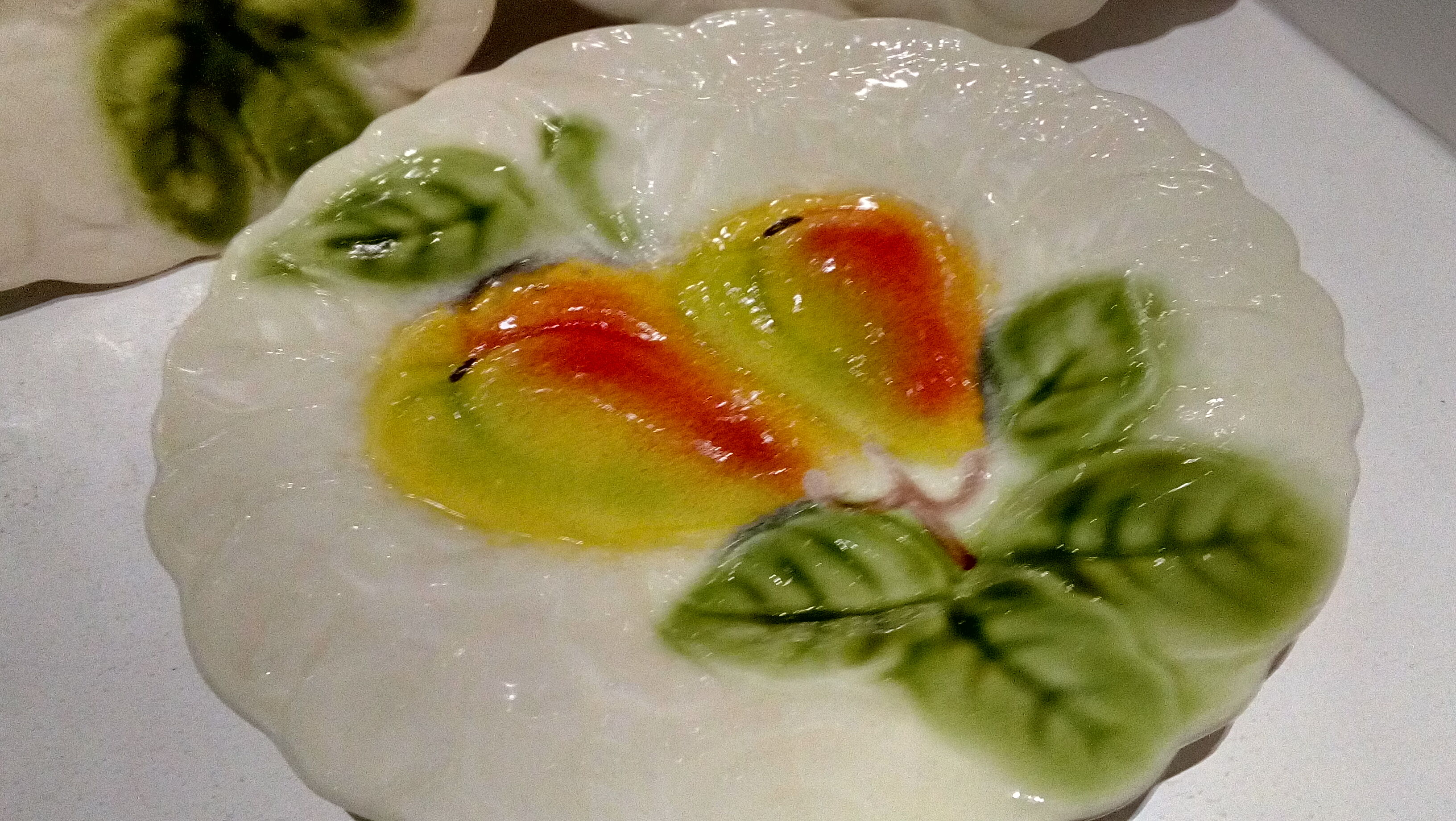 Trio of slurry dessert plates