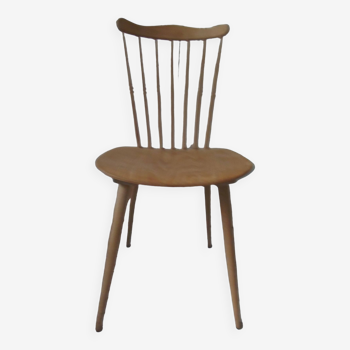 Vintage Scandinavian design chair in waxed finish beech.