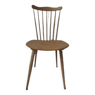 Vintage Scandinavian design chair in waxed finish beech.