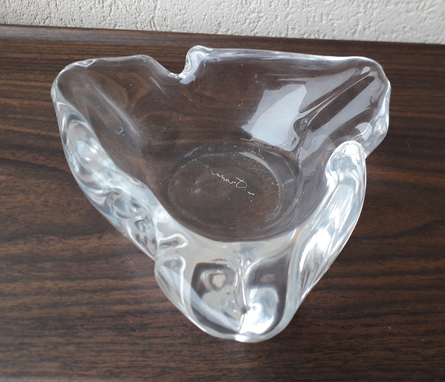 Schneider crystal ashtray