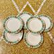 Set of 6 Tulowice dessert plates