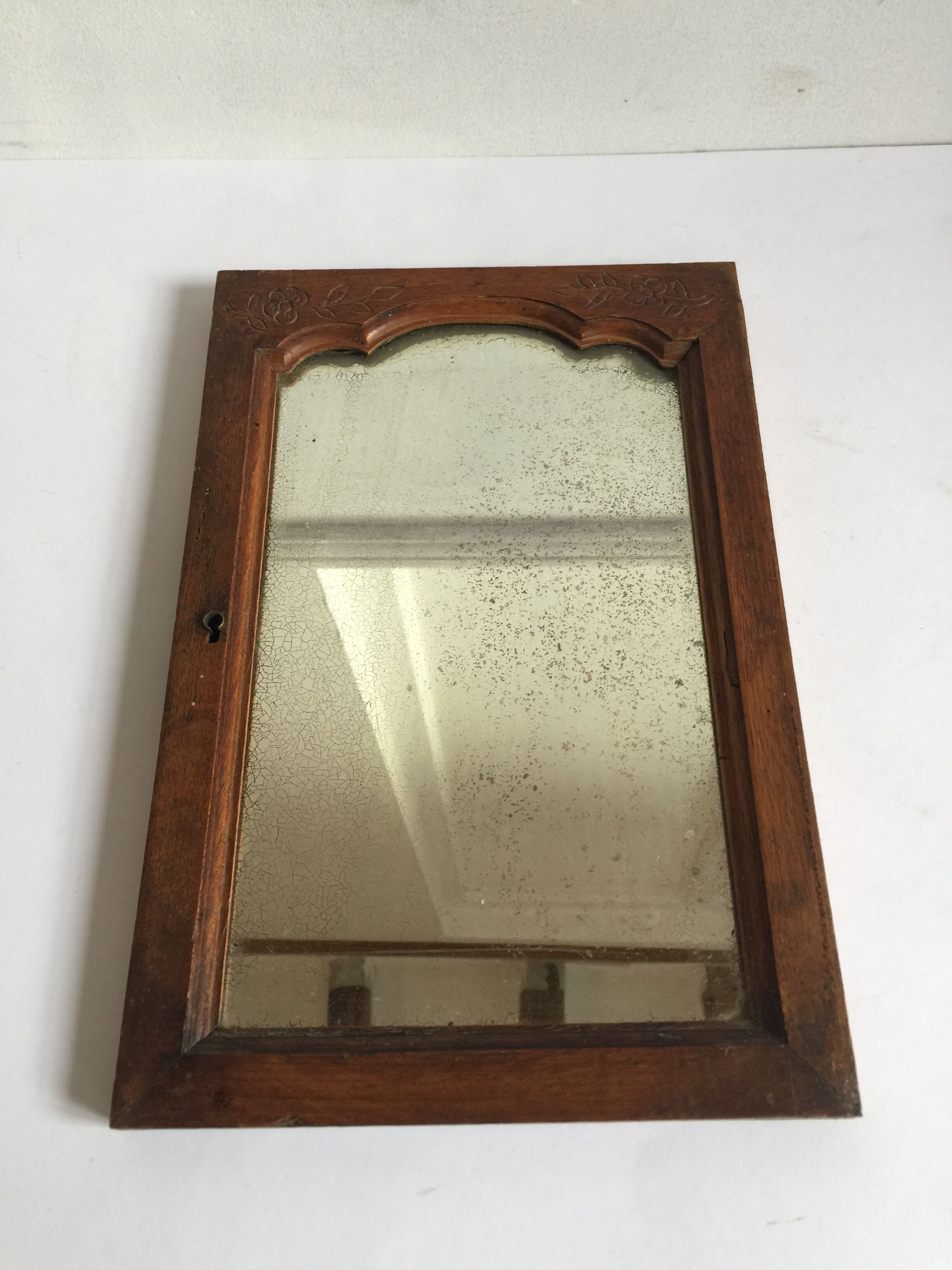 Wood mirror - 30x20cm