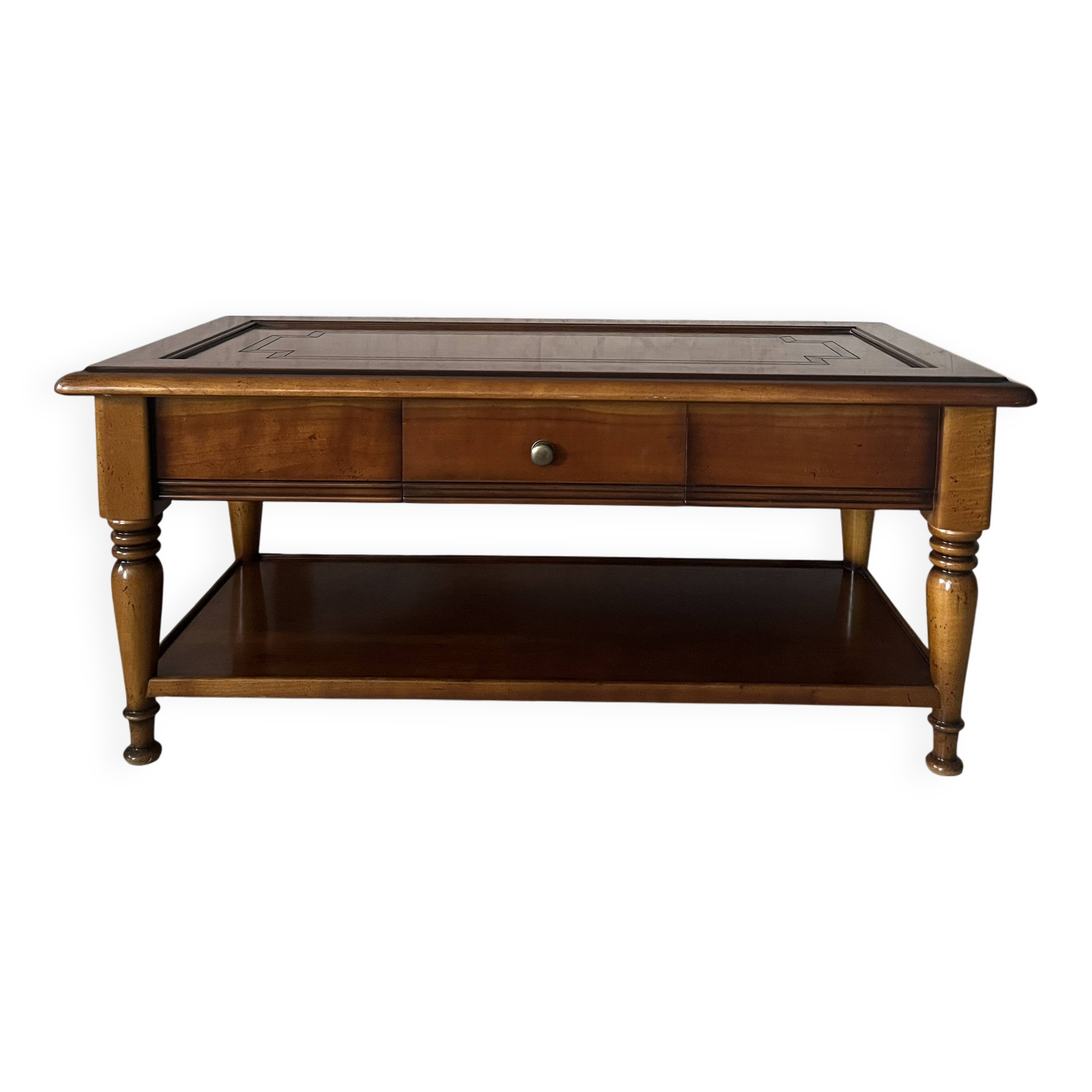 Cherry wood coffee table