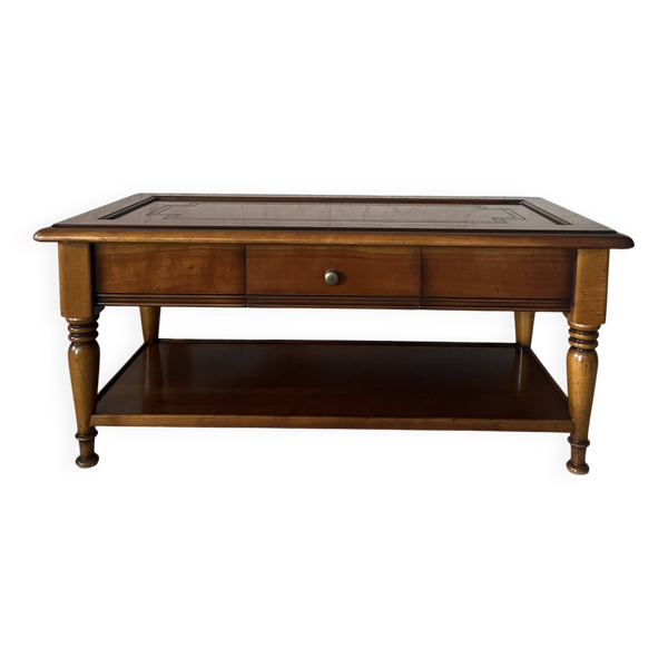 Table basse en merisier