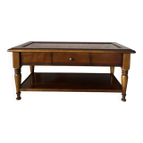 Cherry wood coffee table