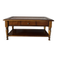 Cherry wood coffee table