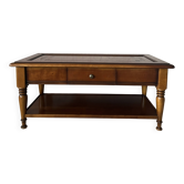 Table basse en merisier