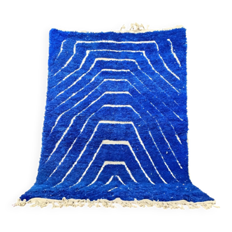 Moroccan rug in natural wool 2.5x1.5 m