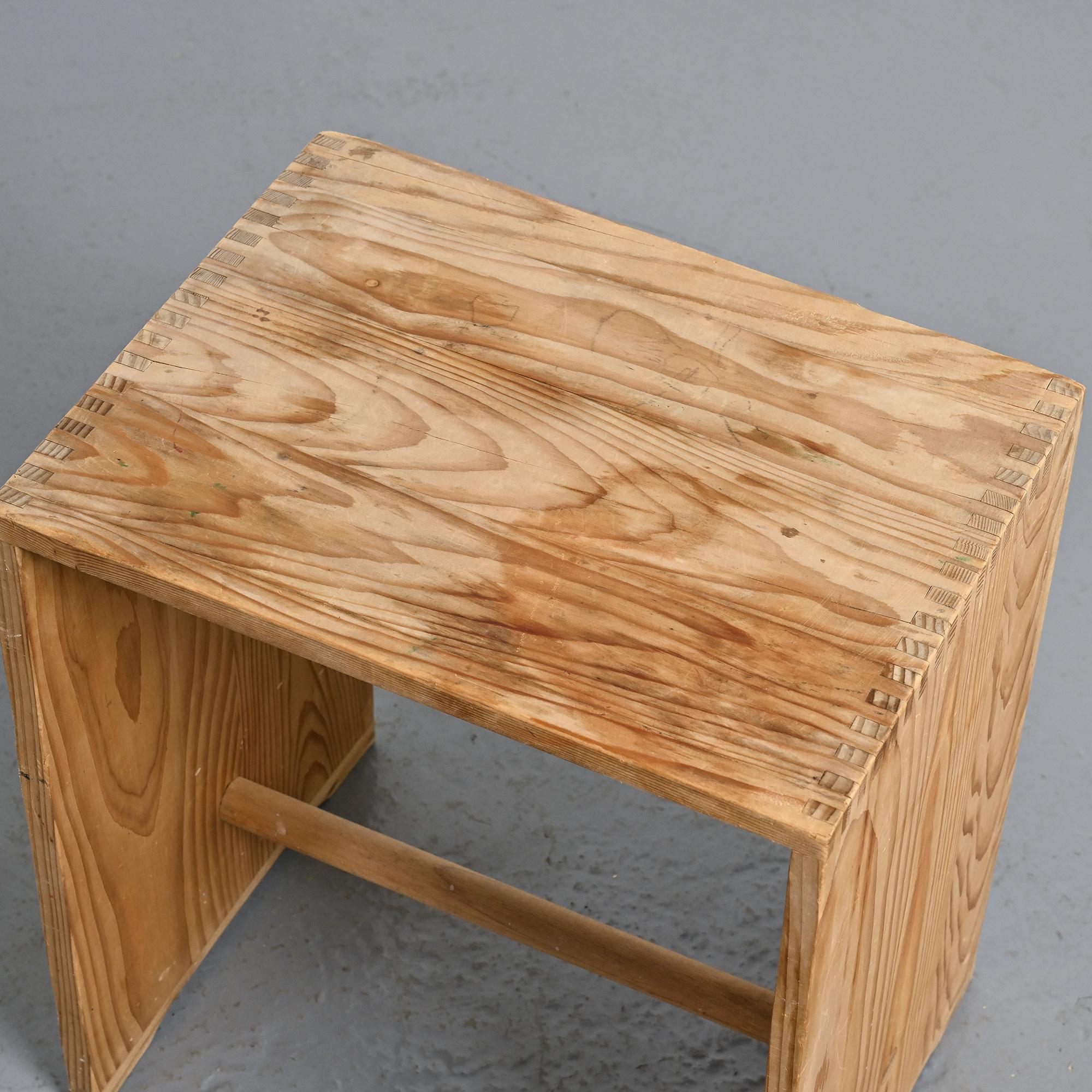 Limited edition signed Ulm stool by Max Bill, Wohnbedarf, 1992