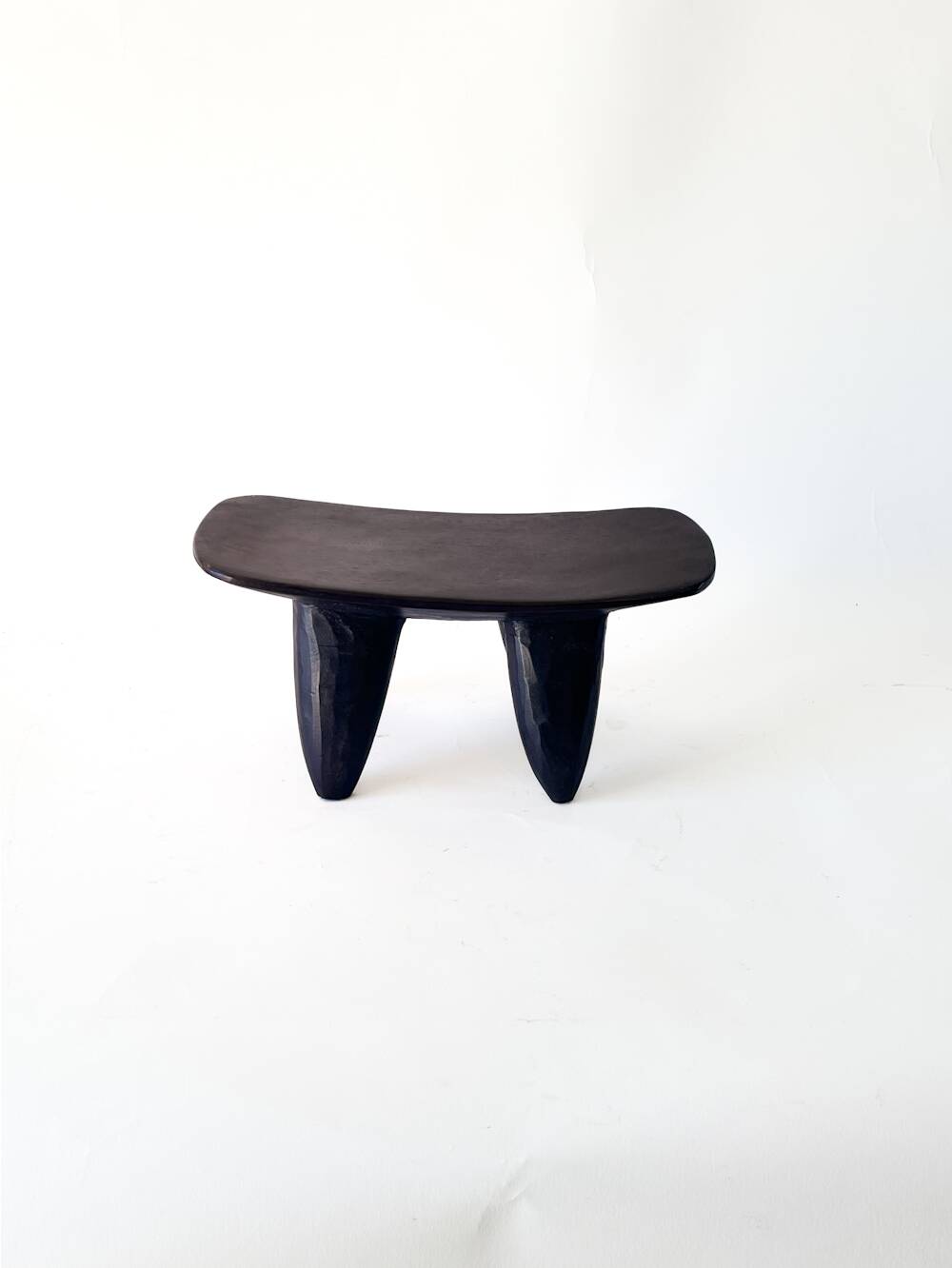 Senoufo XS N1 "headrest" stool in hand-carved wood