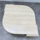 Travertine eye coffee table Roche Bobois