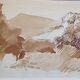 Watercolor - Christine Delessert - 22 x 31 cm - Lyonnaise school