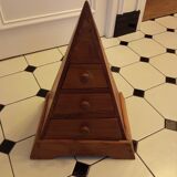 Teak drawer unit