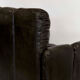 Vintage leather armchair custom-made Chancellor's Bungalow