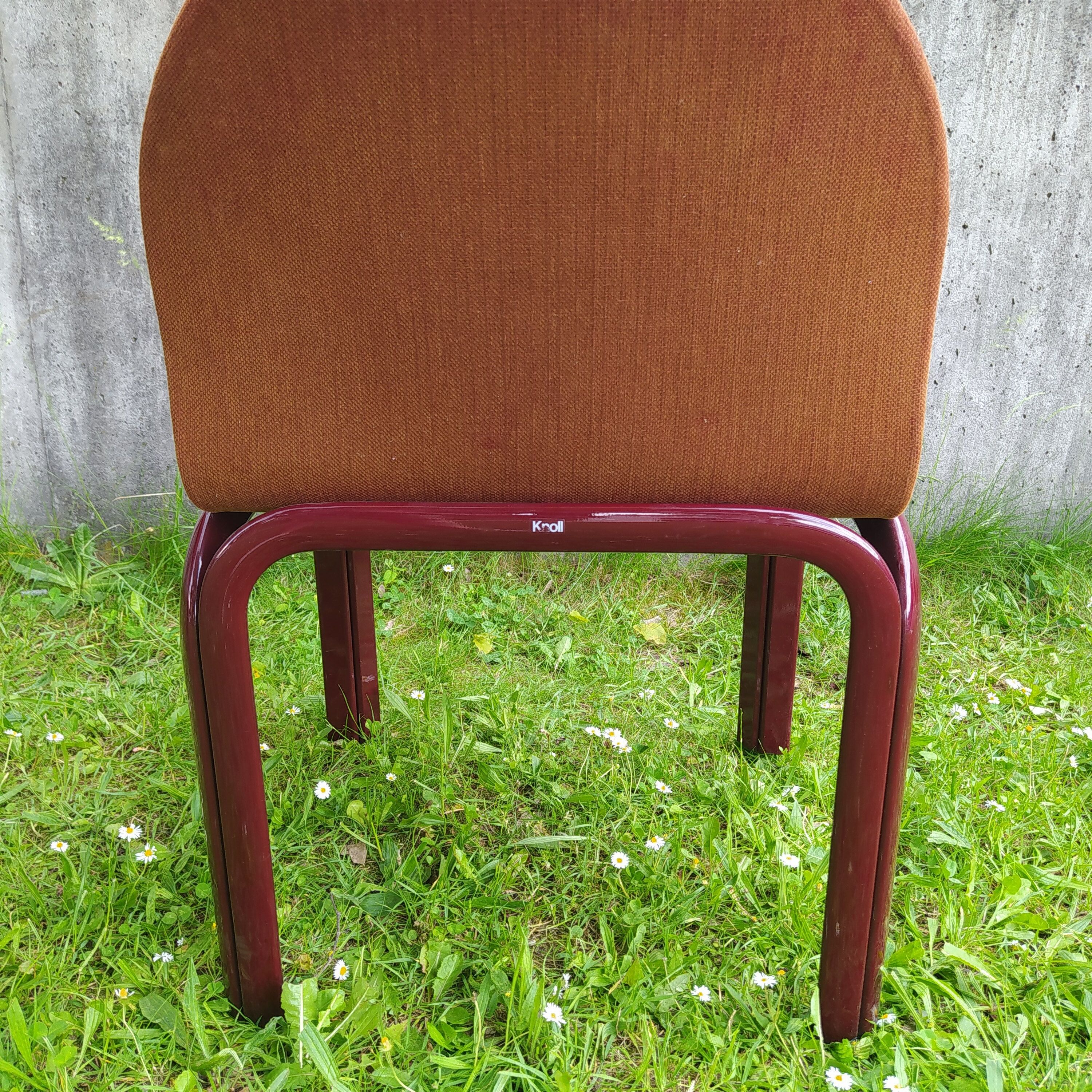 Paire de chaises Gae Aulenti pour Knoll-international