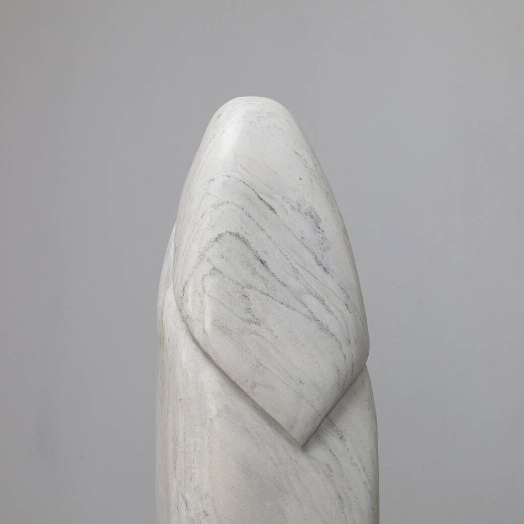 Marble Sculpture by Paul Simons, 1980s