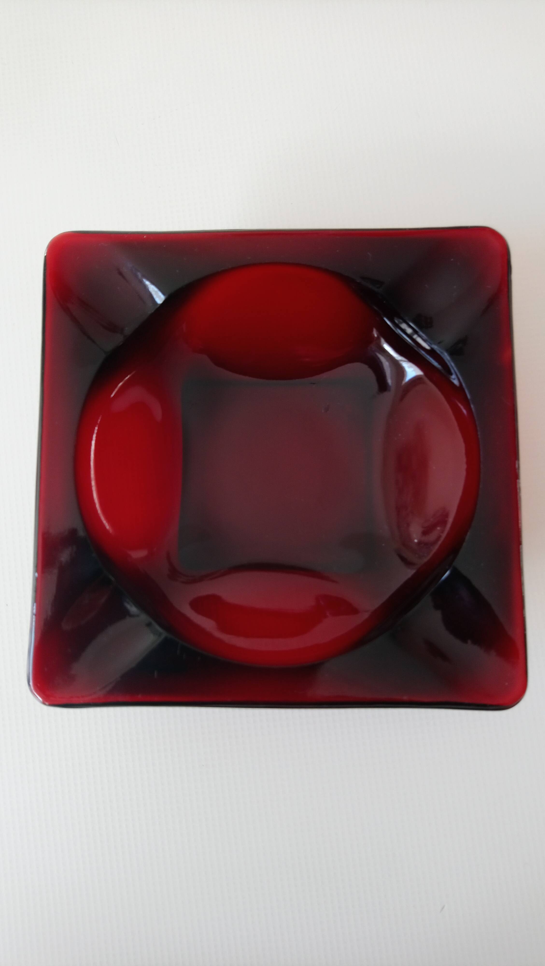 1960s glass ashtray