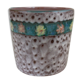 Vintage ceramic pot cover