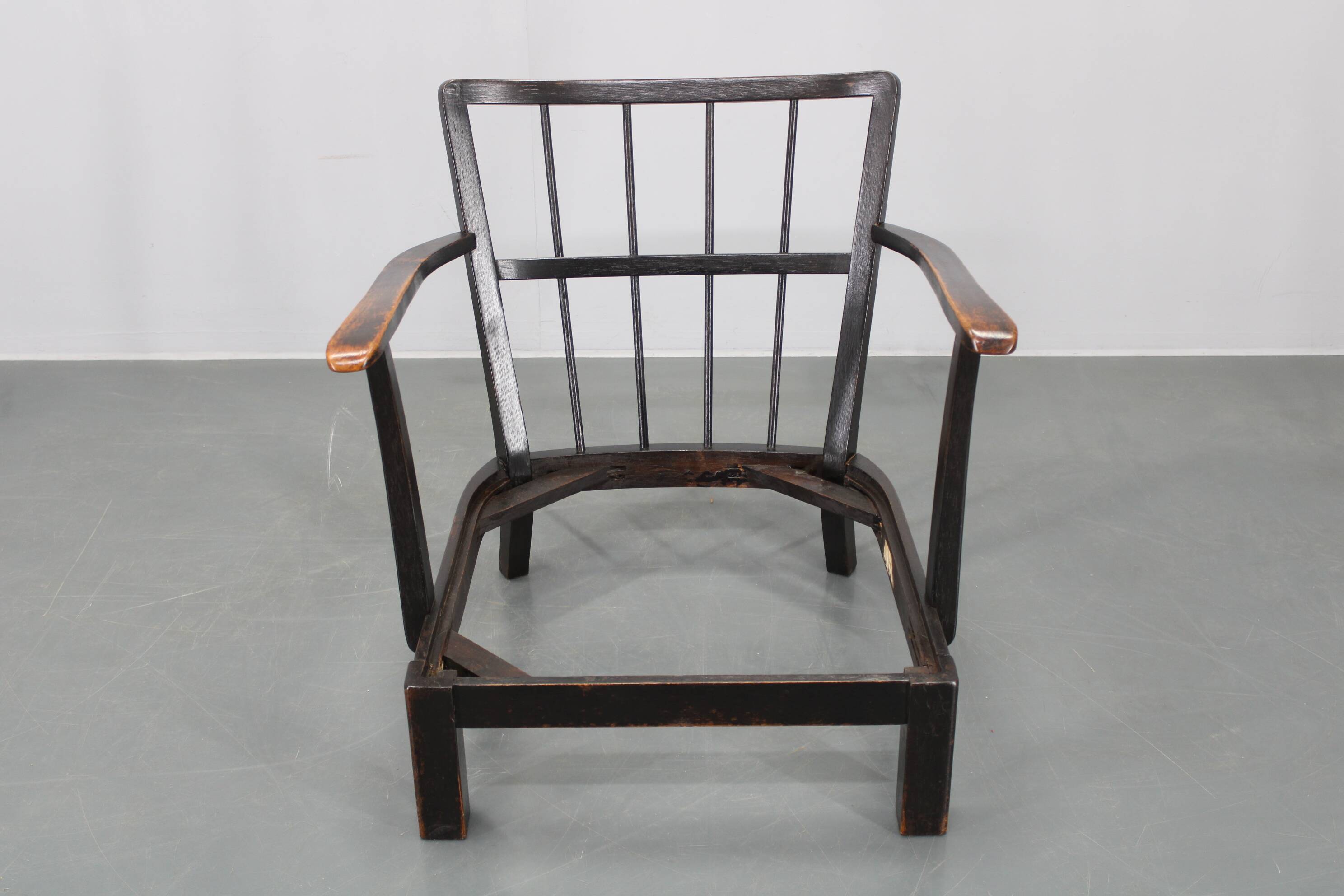 1940s Restored Thonet Armchair , Czechoslovakia