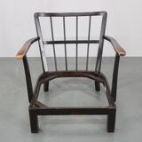 1940s Restored Thonet Armchair , Czechoslovakia