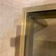 Brass coffee table and smoked glass