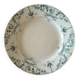 Ancienne Assiette en Faïence KG Lunéville modèle Brienne