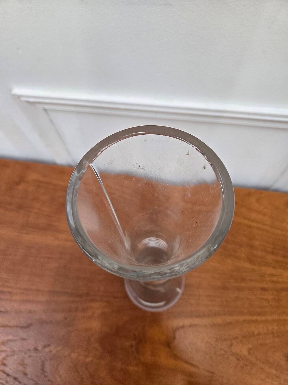 Vase ancien en verre vintage