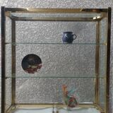 Golden brass window